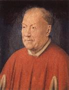 Jan Van Eyck Cardinal Niccolo Albergati oil on canvas